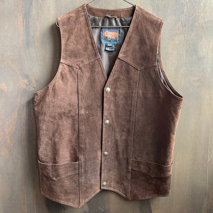 Cripple Creek Dark Brown Suede Vest