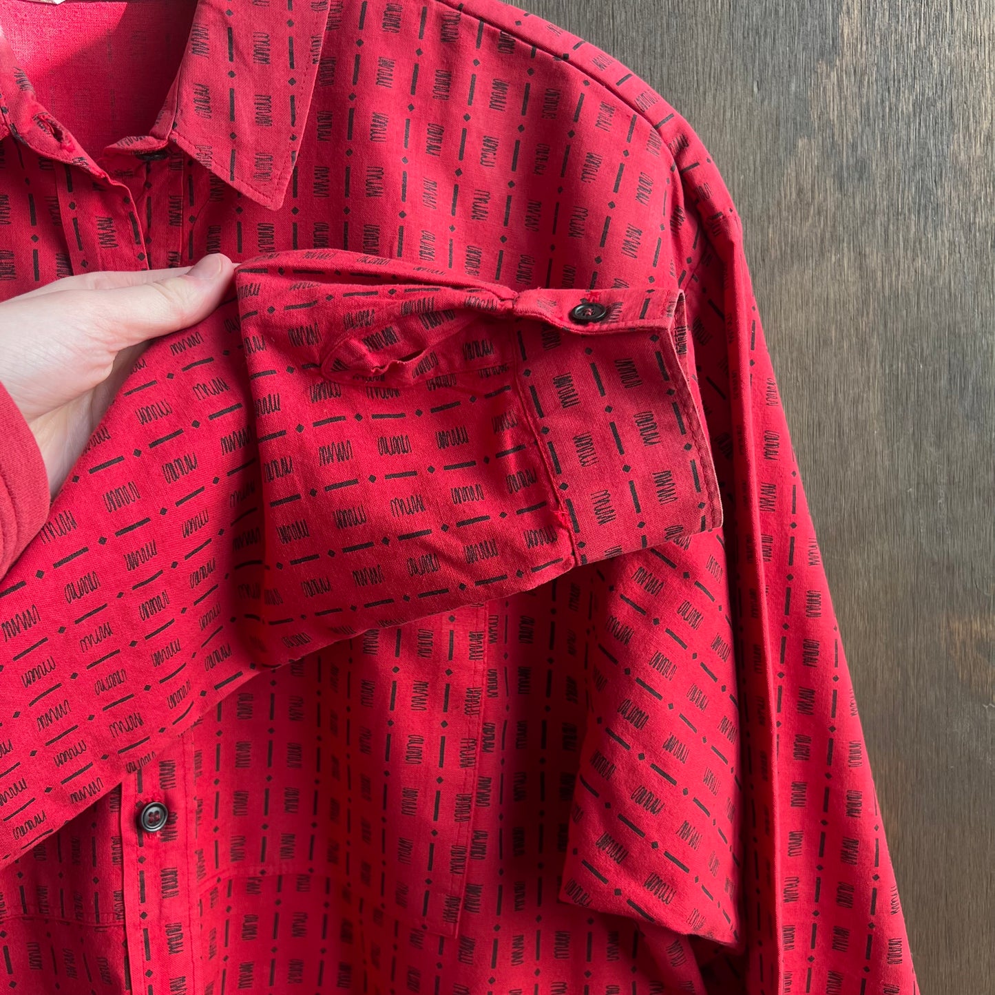 Rocky Mountain Clothing Red Button Down