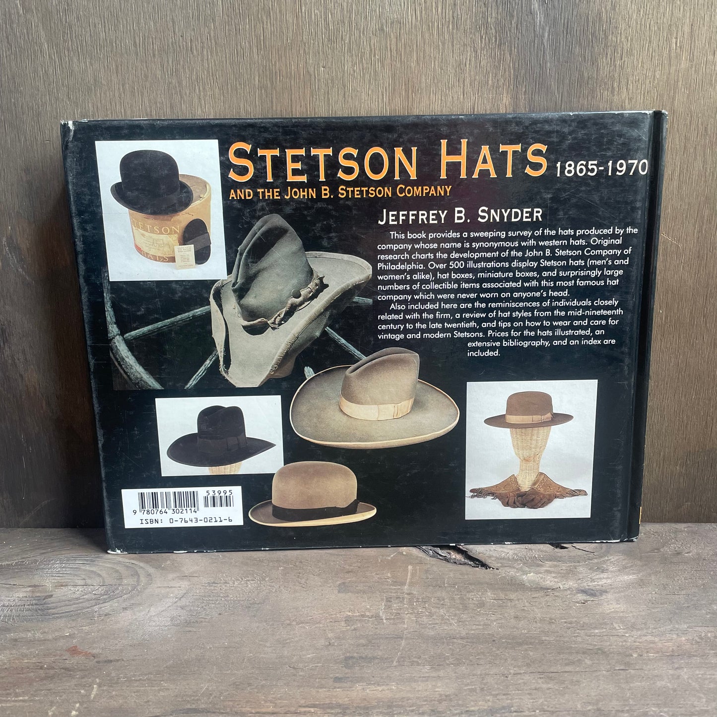 Stetson Hats Hardcover Book