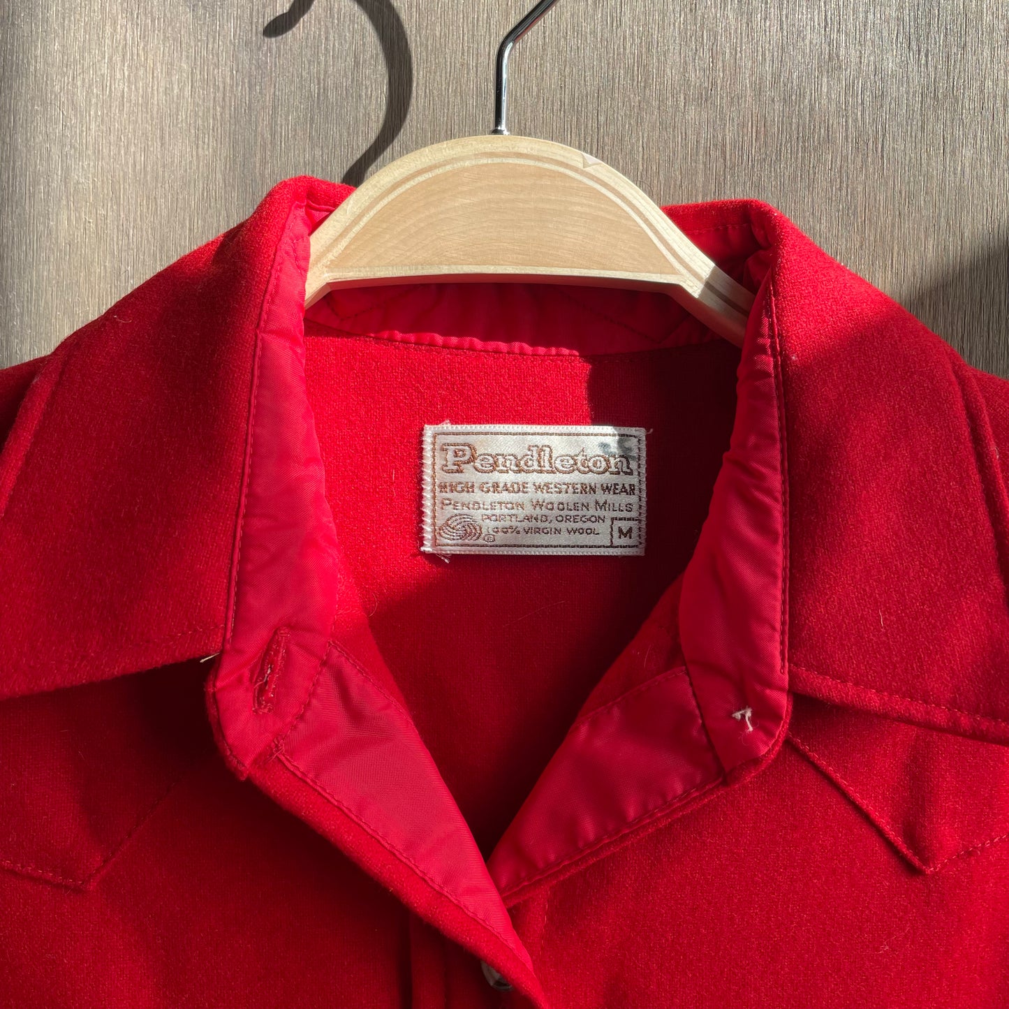 Vintage Red Pendleton Button Down Shirt