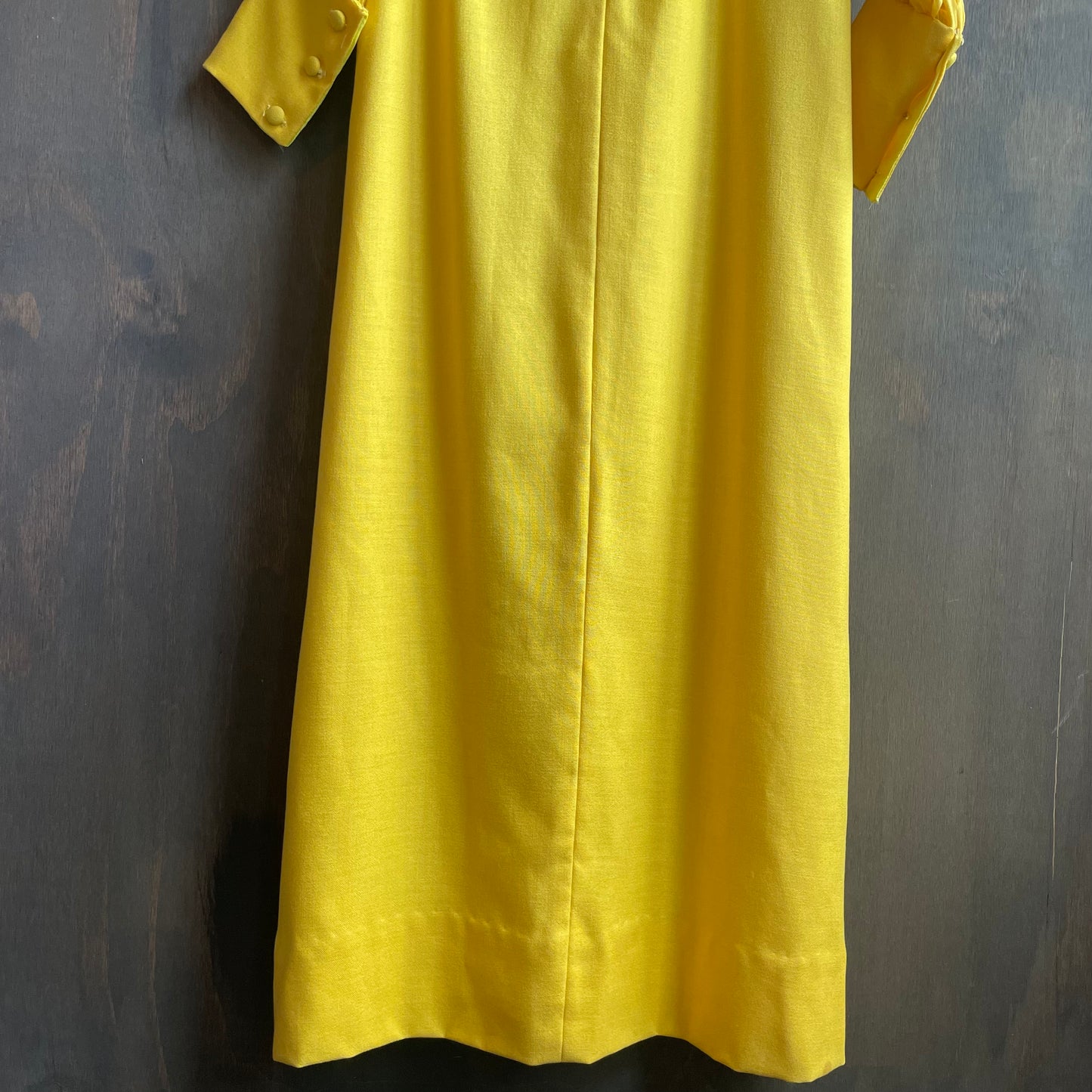 Vintage Yellow Daisy 70s Dress