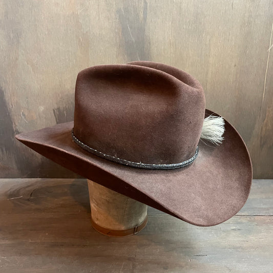 Brown Bradford Hat with Horse Hair Band