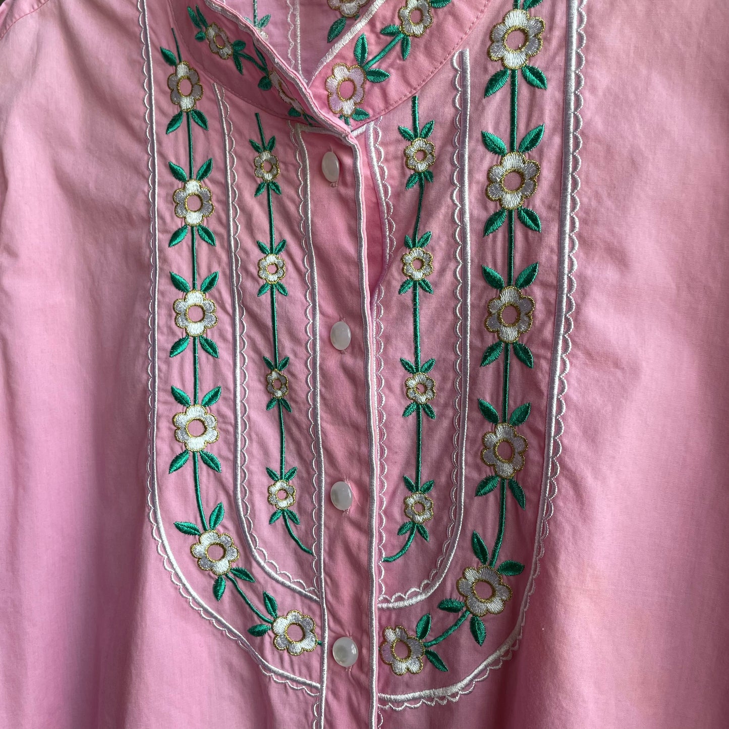 Vintage Bob Mackie Pink Blouse