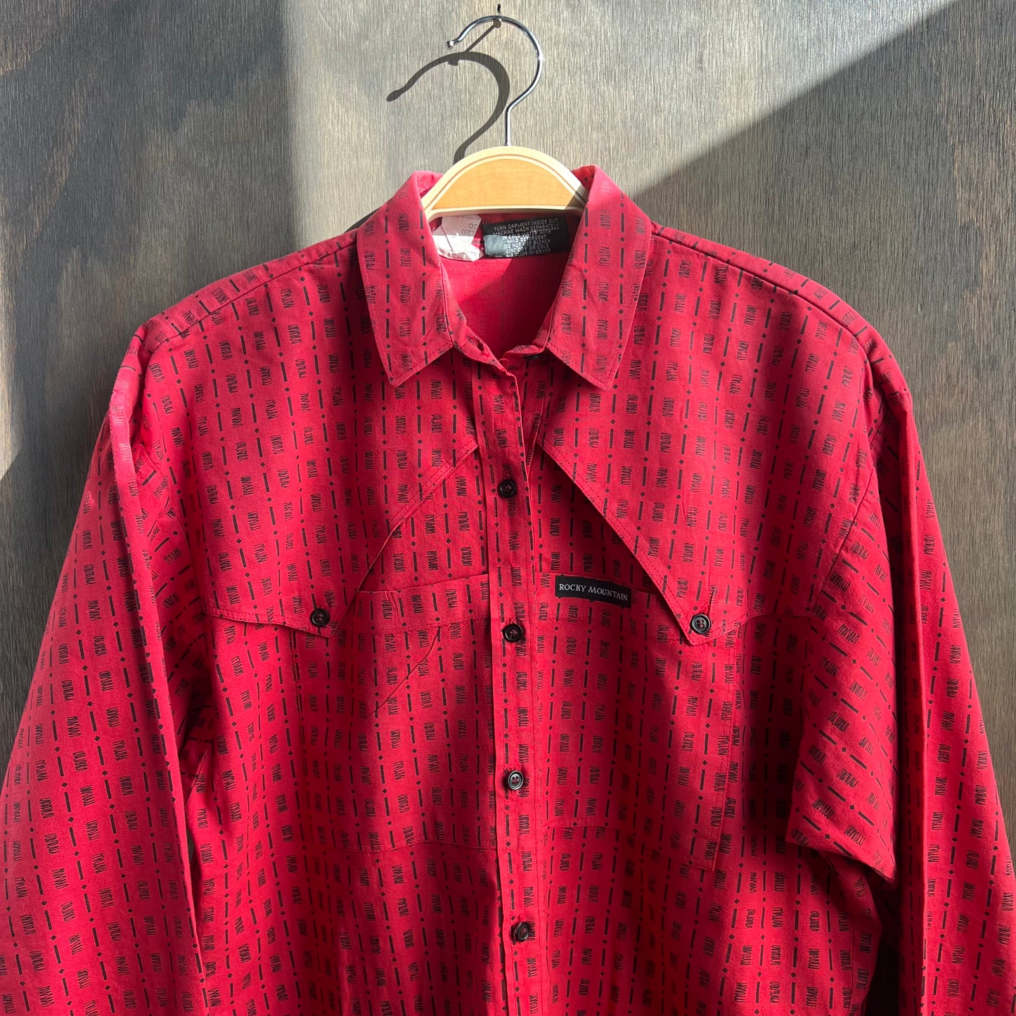 Rocky Mountain Clothing Red Button Down