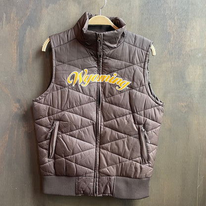 Vintage University of Wyoming Puffer Vest