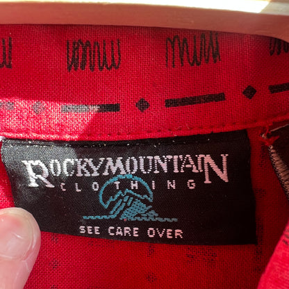 Rocky Mountain Clothing Red Button Down