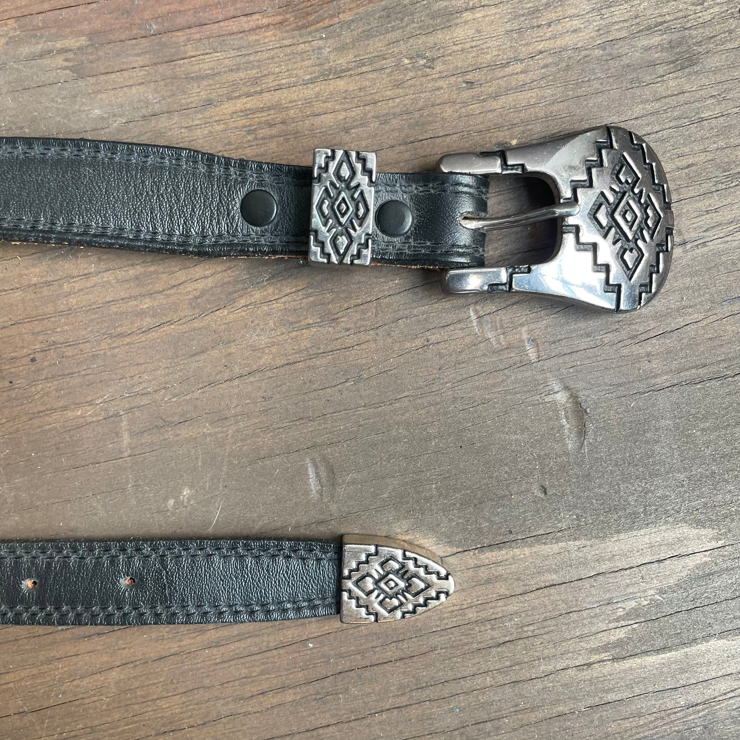 Vintage Black Nocona Belt