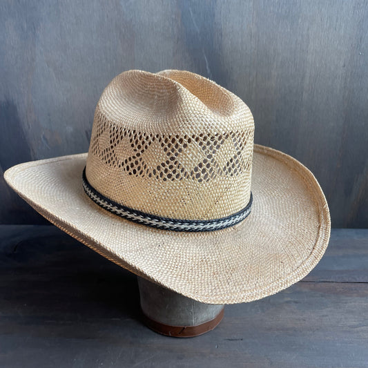 Beaver Hats Straw Hat with Horsehair Band