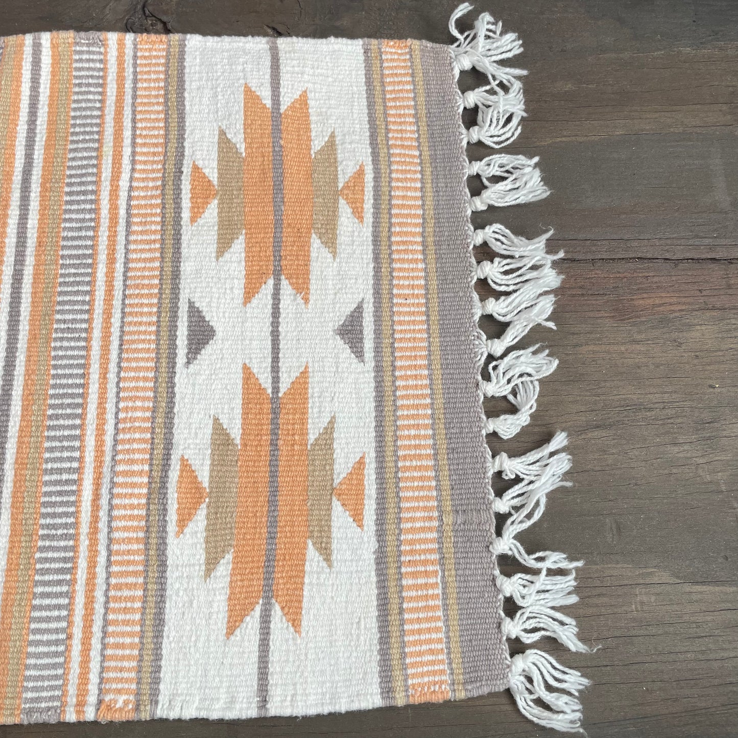 Set of 7 Oaxaca-Style Fringed Placemats