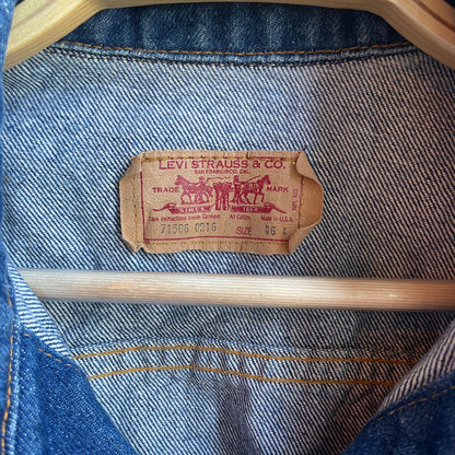 Vintage Levi Denim Harley Davidson Vest