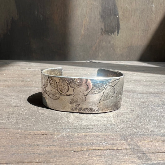 Silver “Joanie” Cuff Bracelet