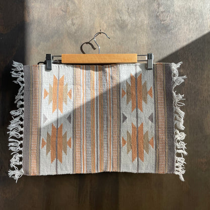 Set of 7 Oaxaca-Style Fringed Placemats