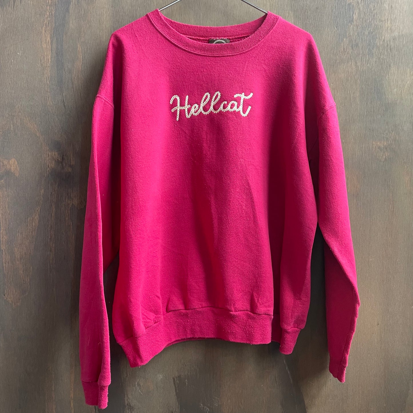 Custom Pink “Hellcat” Sweatshirt