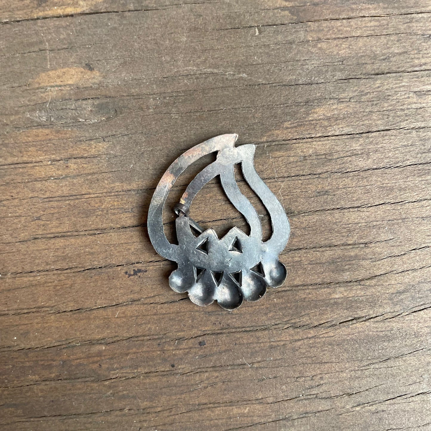 Vintage Silver Campfire Luckenbooth Brooch