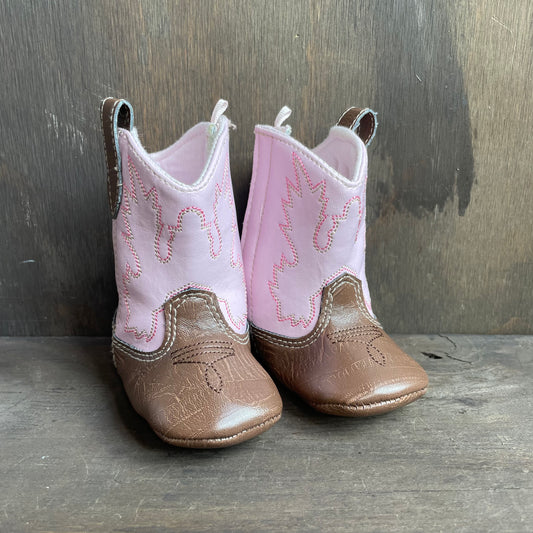 Pink Soft Baby Booties