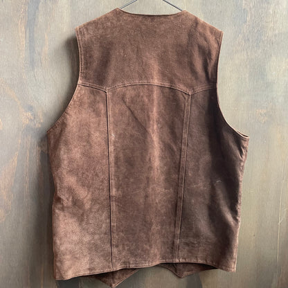 Cripple Creek Dark Brown Suede Vest