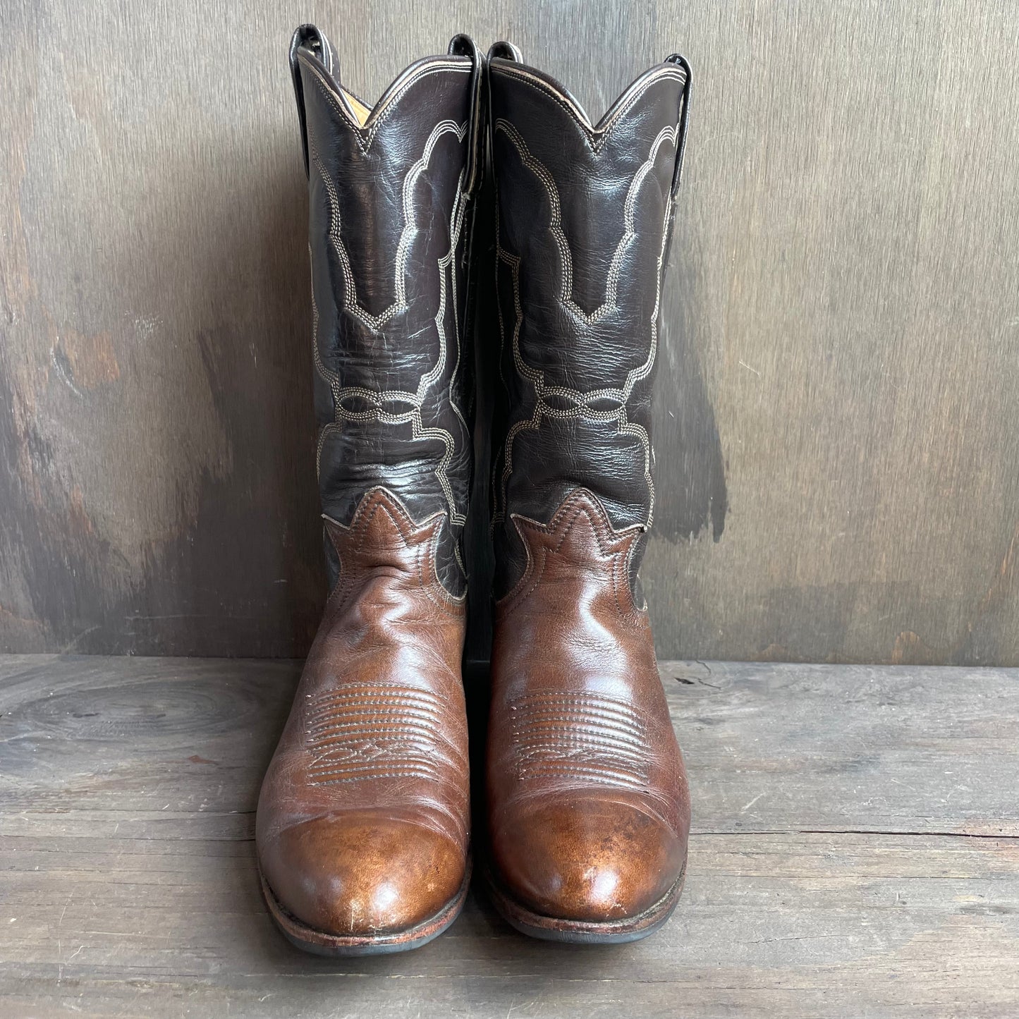 Vintage Two Tone Tony Lama Boots