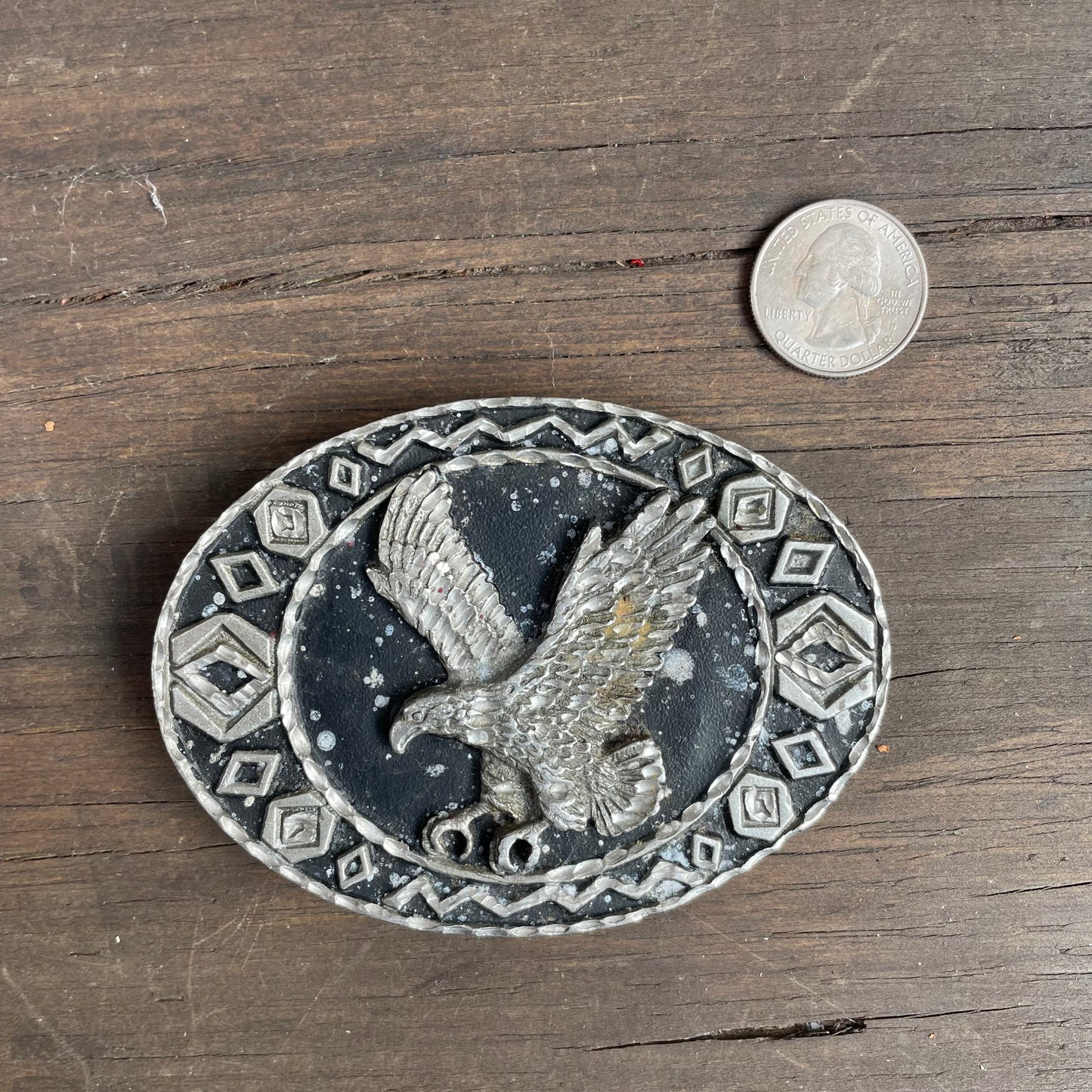 Vintage Western Eagle Belt Buckle