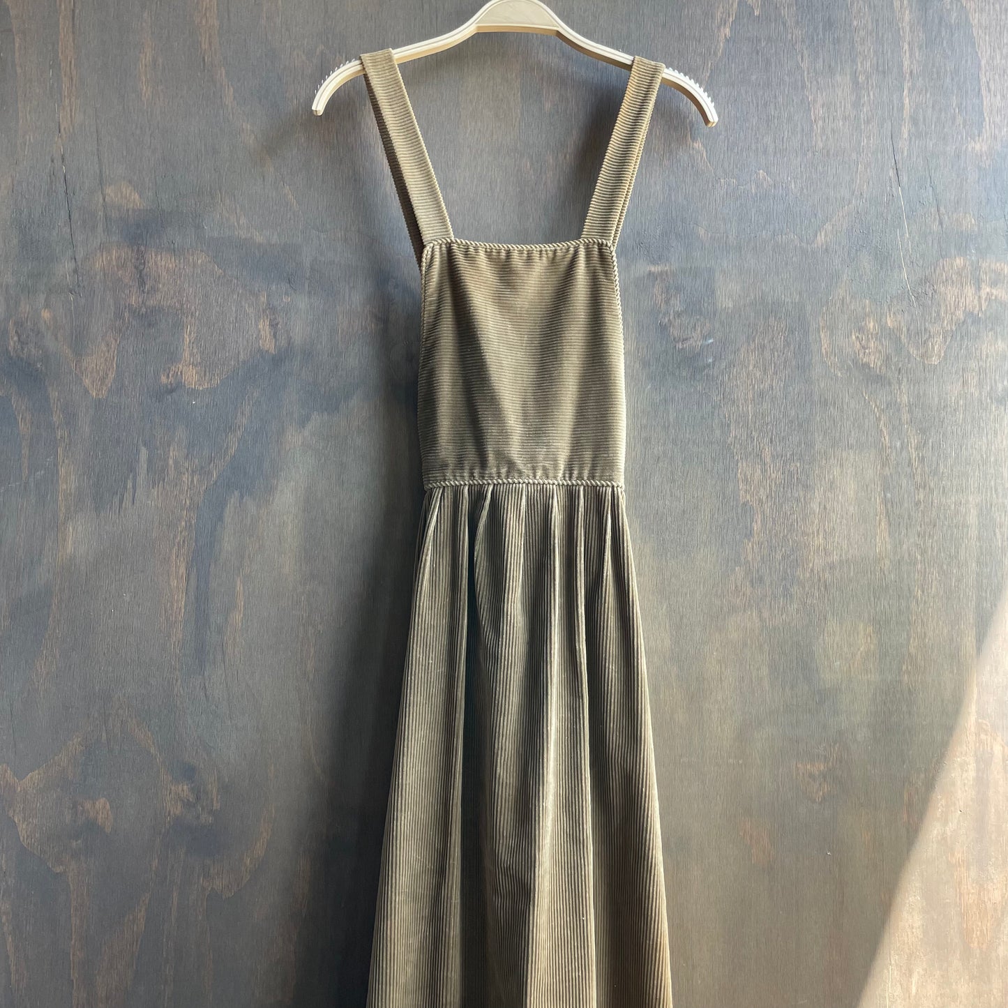 Vintage Lang Pinafore Corduroy Dress