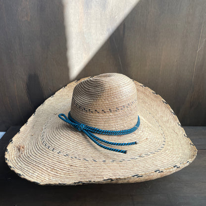 Vintage Straw Sombrero