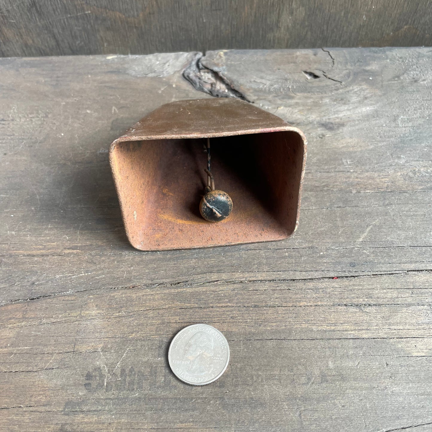 Vintage Copper Cow Bell