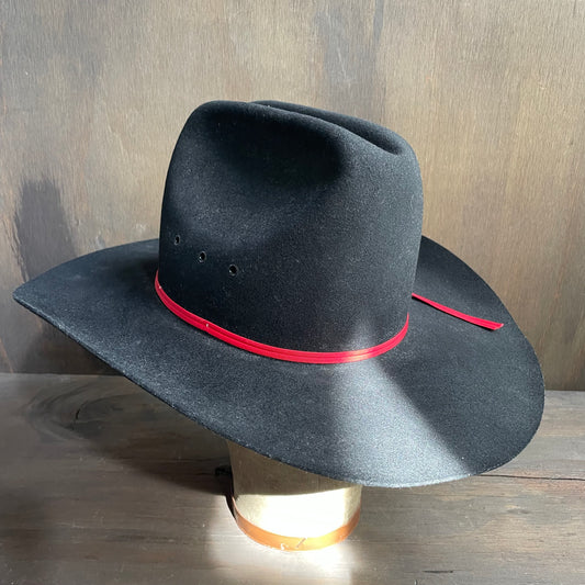 Black Wool Silver Spur Hat