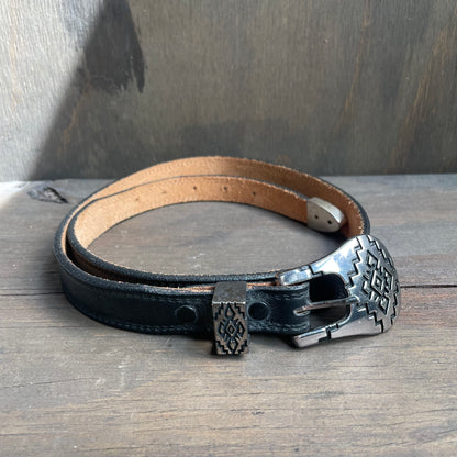 Vintage Black Nocona Belt