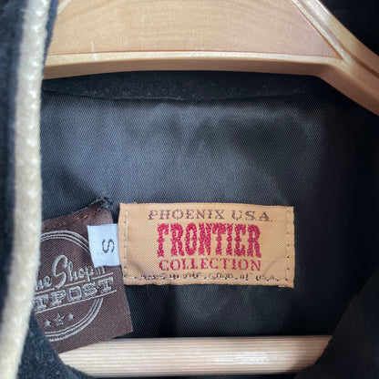 Frontier Black Suede Beaded Jacket