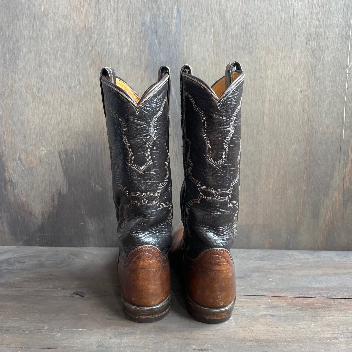 Vintage Two Tone Tony Lama Boots