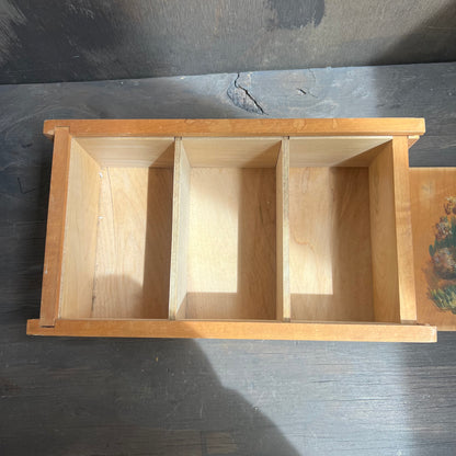 Painted Sliding Lid Box