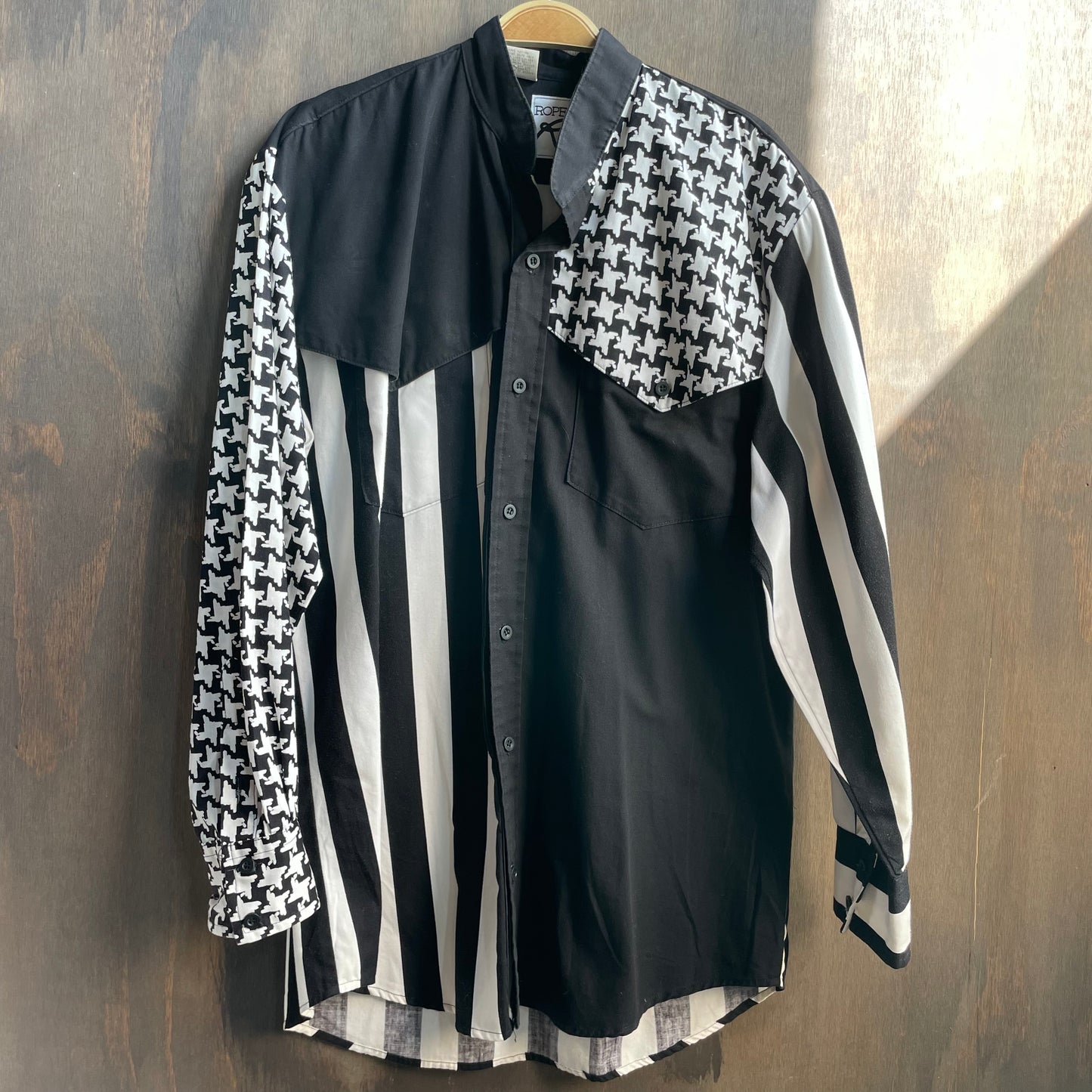 Stripe and Check Roper Shirt