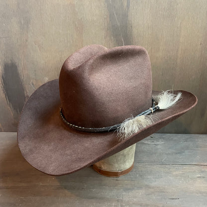 Brown Bradford Hat with Horse Hair Band