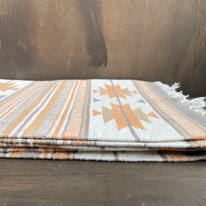 Set of 7 Oaxaca-Style Fringed Placemats