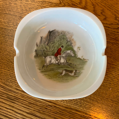 Ashtray with a Hunting Scene