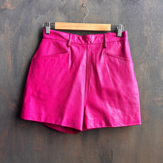 Vintage Wilson's Leather Pink Shorts