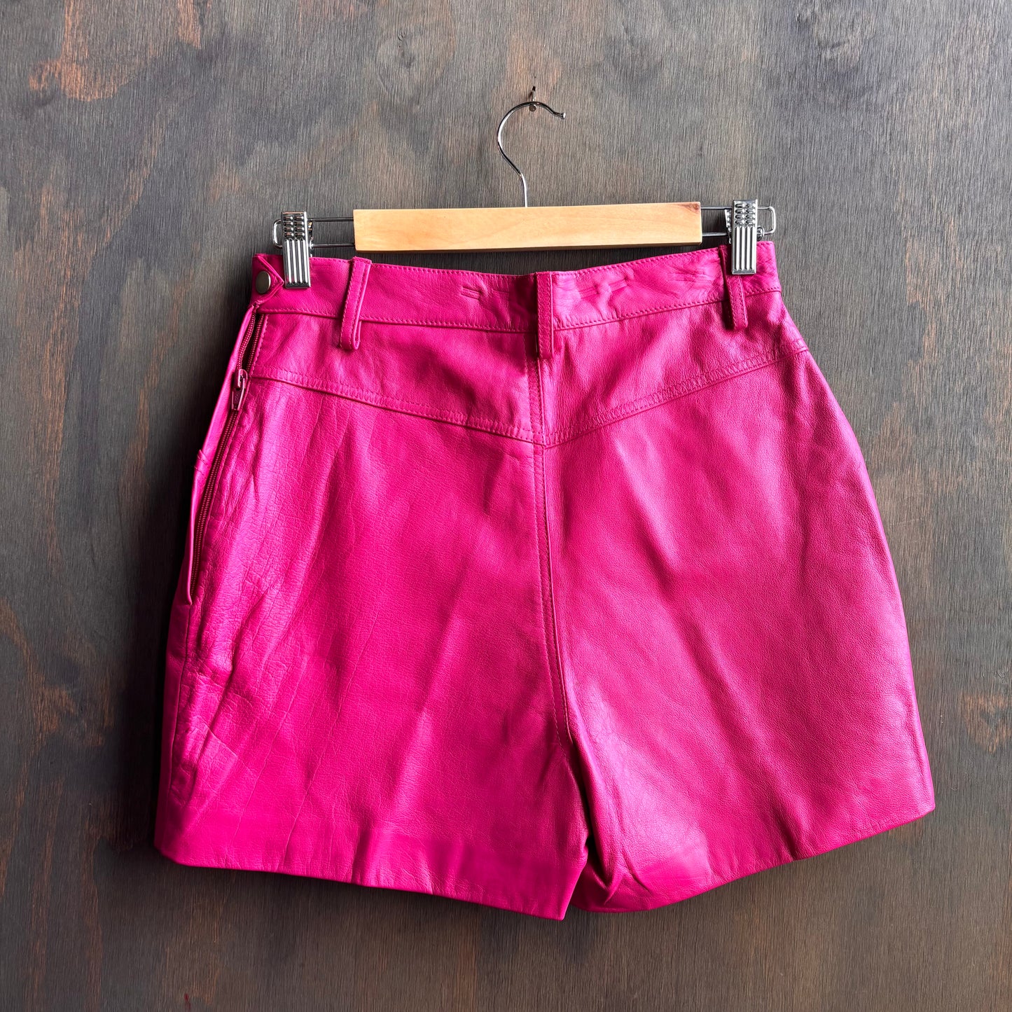 Vintage Wilson's Leather Pink Shorts