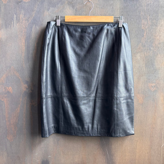 Black Leather Skirt
