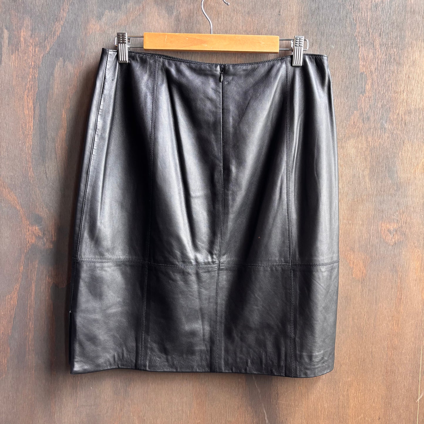 Black Leather Skirt