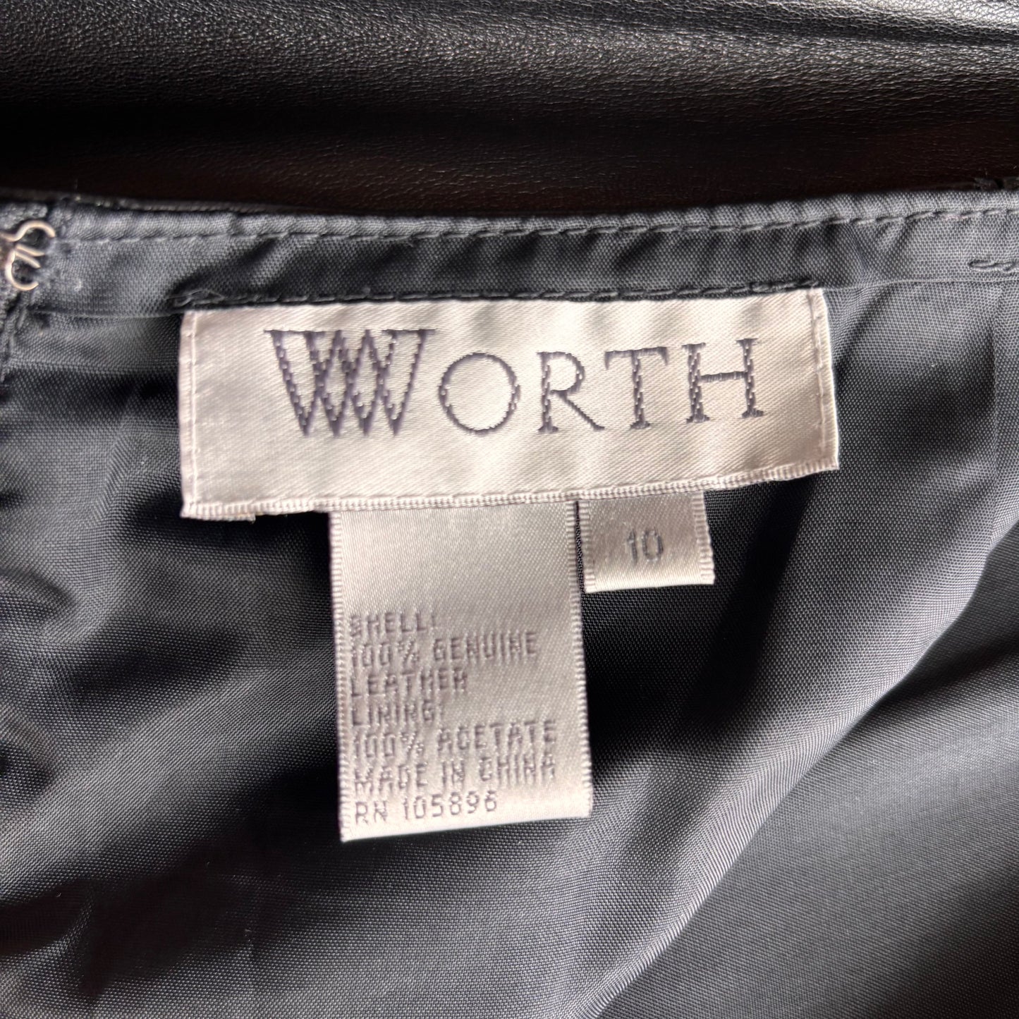 Black Leather Skirt