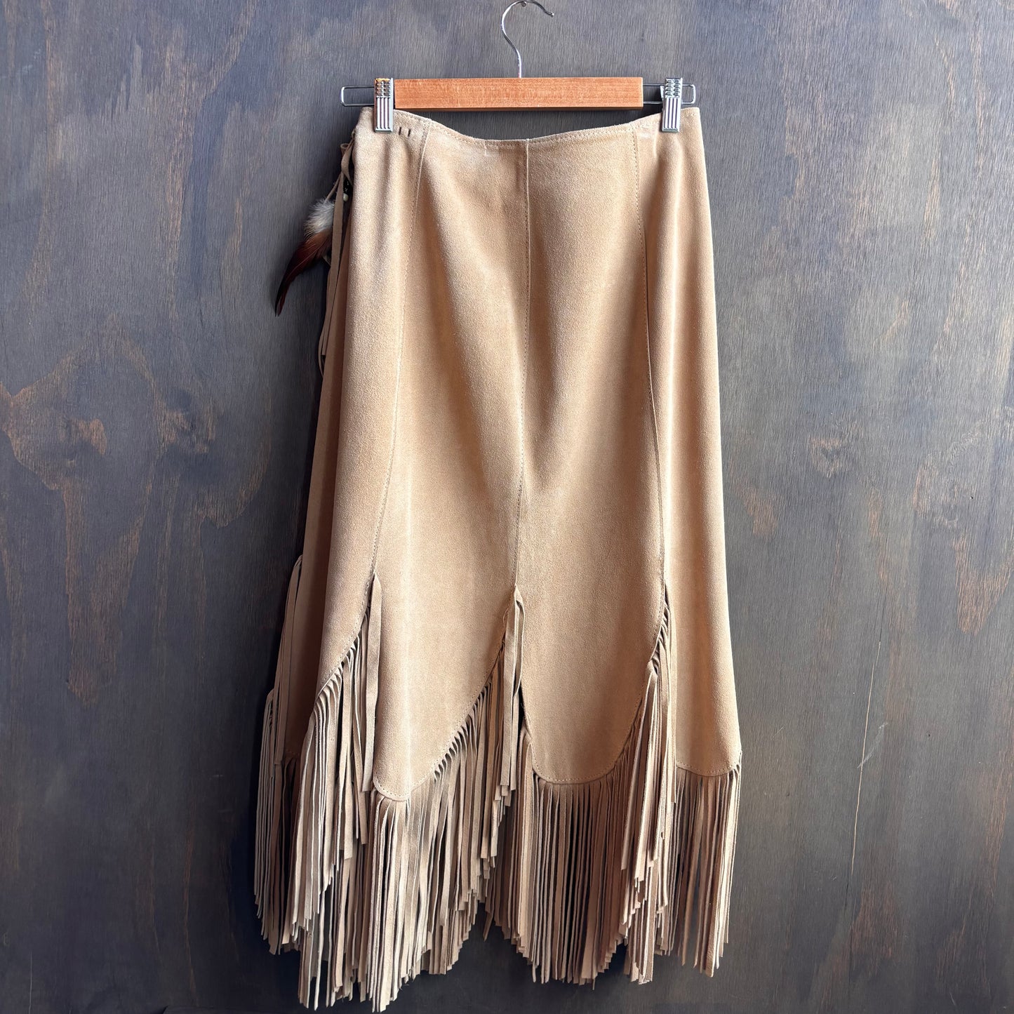 Vintage Indigenous Made Beige Leather Set