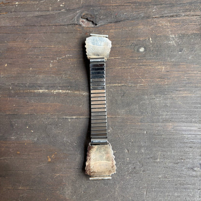 Silver Buffalo Head Watch Strap