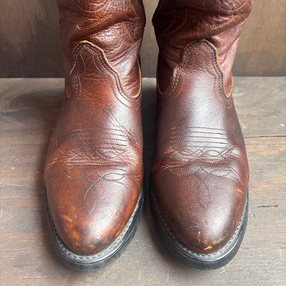 DD Tuff Brown Leather Boots
