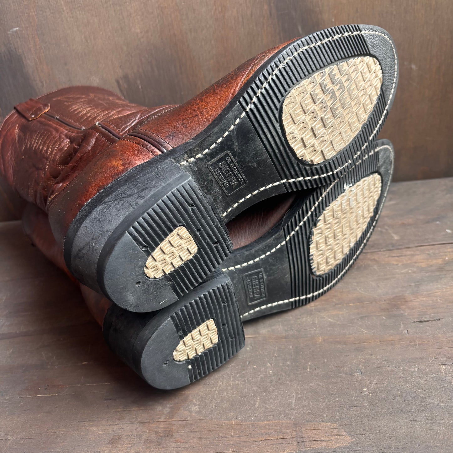 DD Tuff Brown Leather Boots
