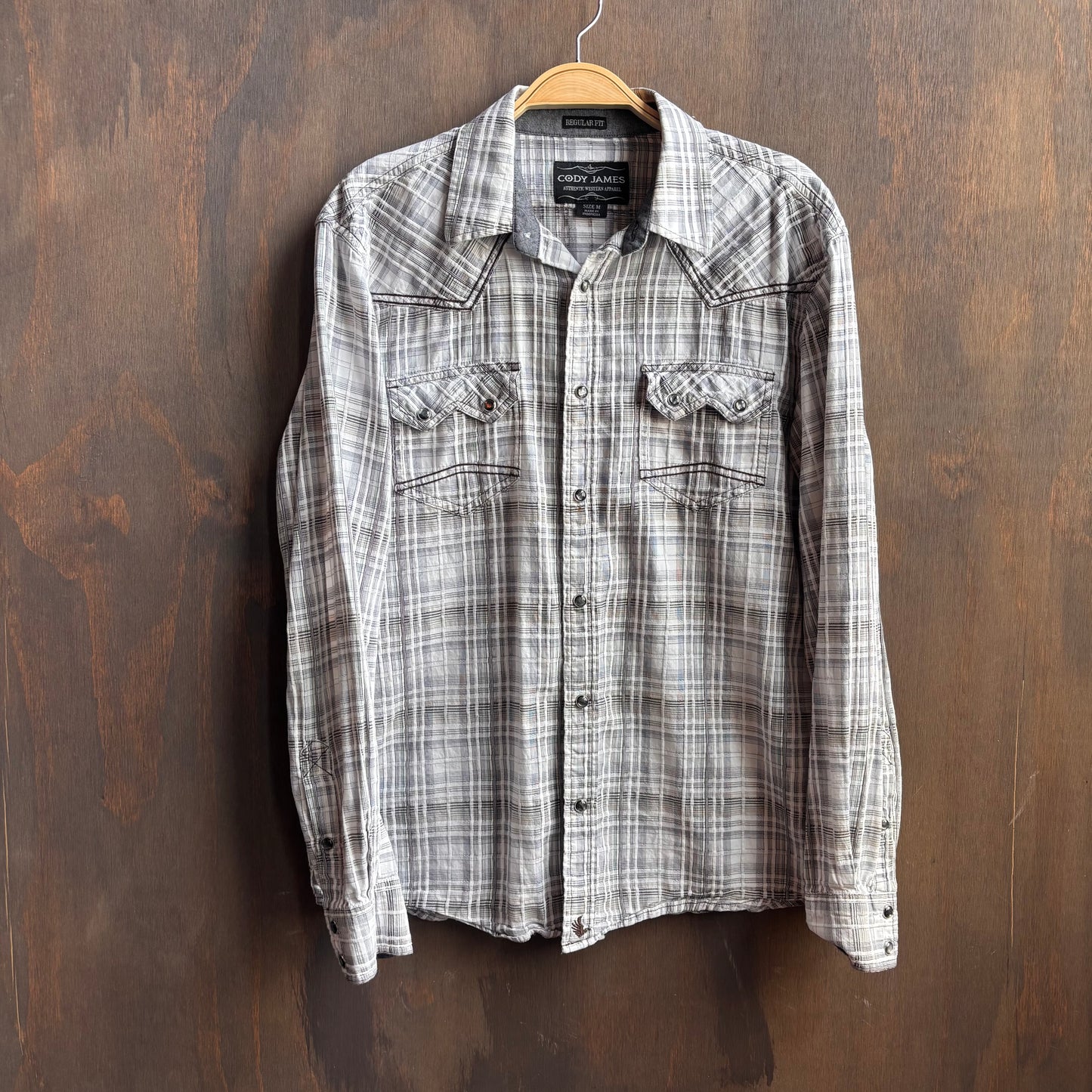 Cody James Plaid Pearl Snap