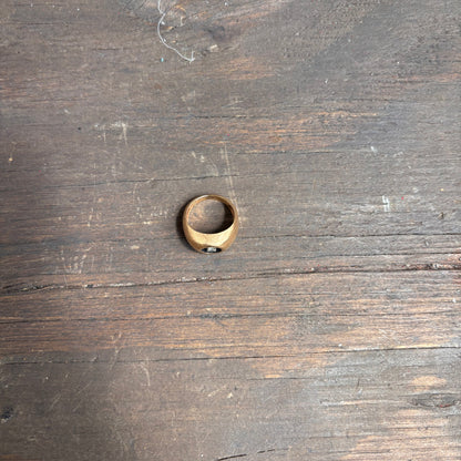 Brass Ring with Rhinstone