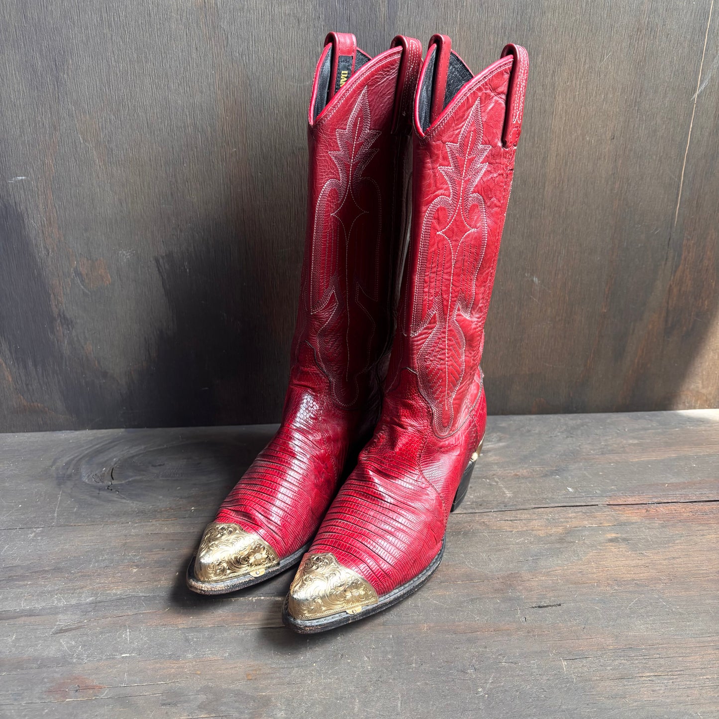Dan Post Red Reptile Boot