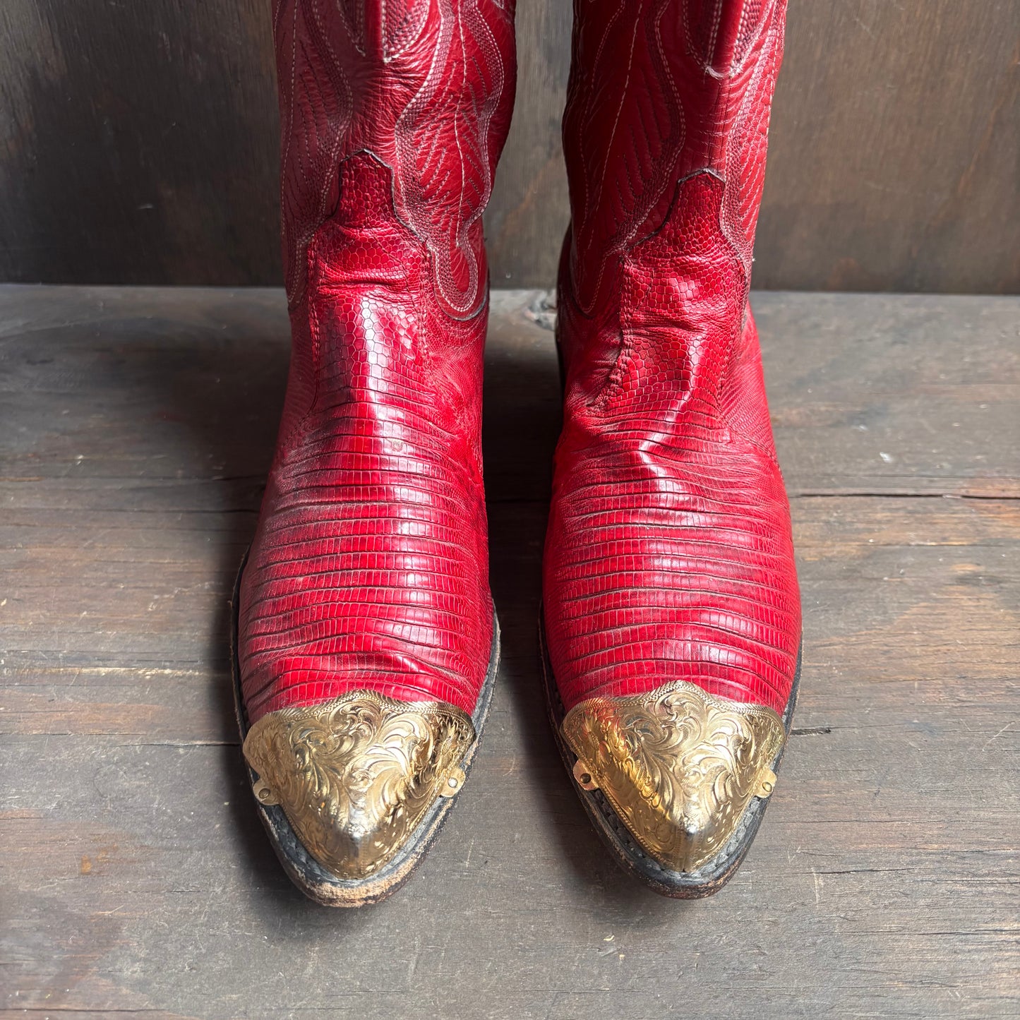 Dan Post Red Reptile Boot