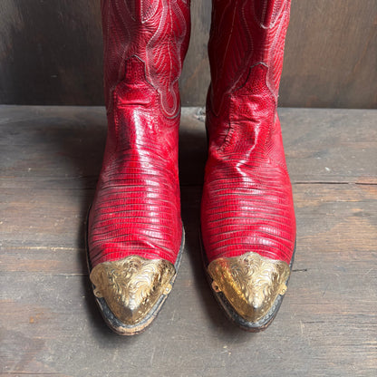 Dan Post Red Reptile Boot