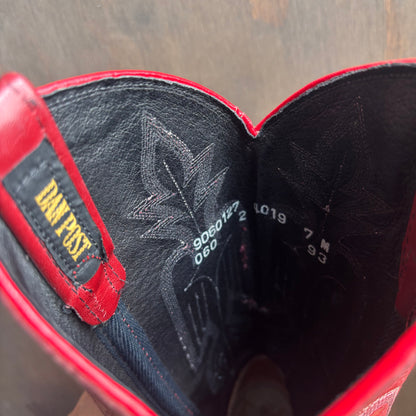 Dan Post Red Reptile Boot