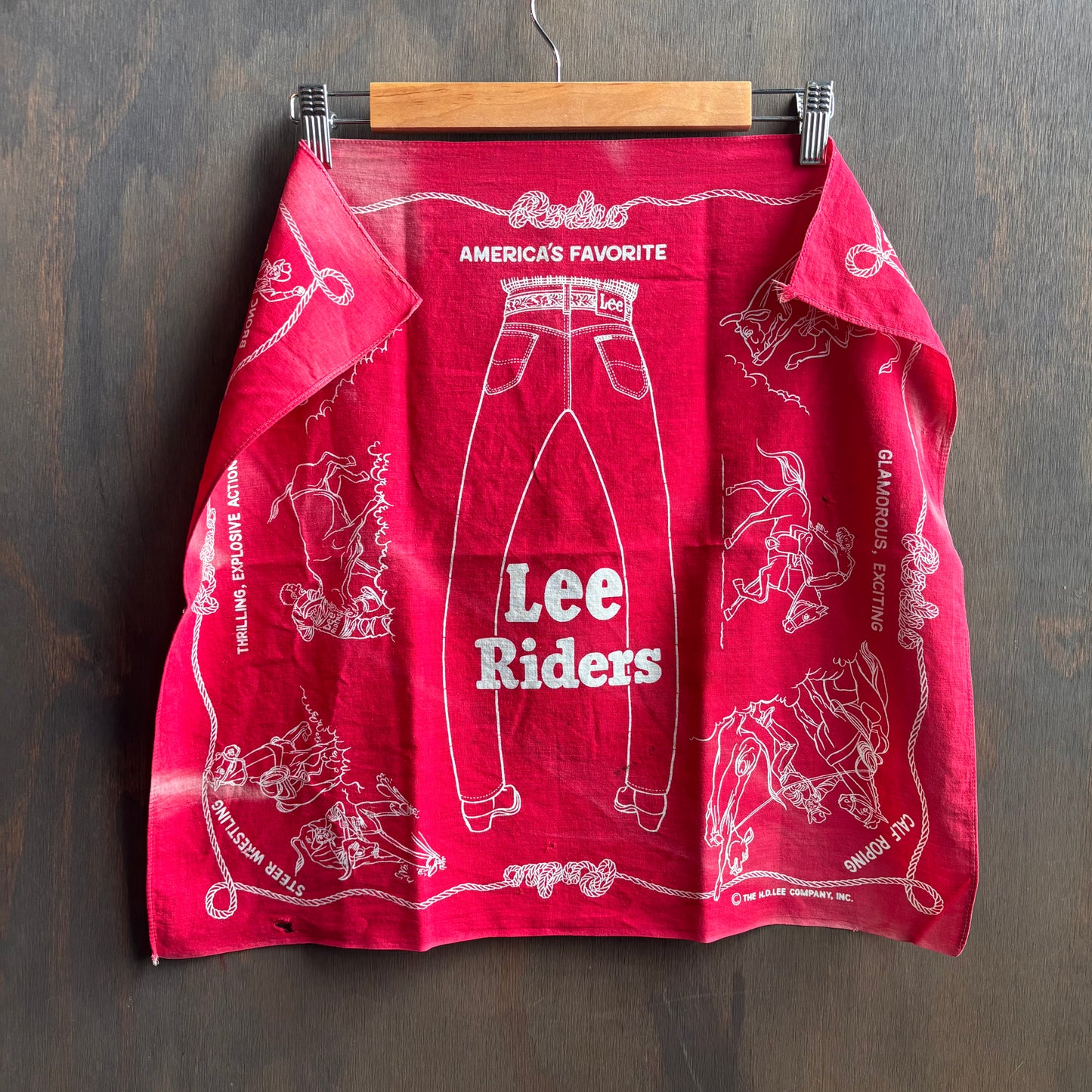 Vintage Lee Jeans Red Bandana